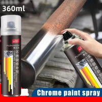 360ML Cat Semprot Chrome Sapporo Chrome Spray Paint Anti Karat Warna Stainless