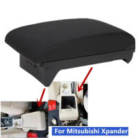 For Mitsubishi Xpander Armrest box For Mitsubishi Xpander Car Armrest Interior special Retrofit Center Storage box with USB
