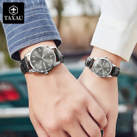 TAXAU Jam Tangan Couple Original Anti Air Stainless Steel Luxury Chronograph Watch Jam Tangan Pria /