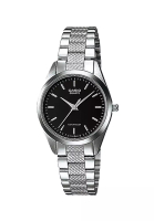 Casio Watches Casio Women's Analog Watch LTP-1274D-1A Black Dial with Stainless Steel Band Ladies Watch