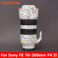 For Sony FE 70-200mm F4 G II SEL70200G2 Decal Skin Vinyl Wrap Anti-Scratch Film Camera Lens Sticker FE 70-200 F/4 Macro G OSS II