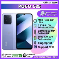 POCO C85 NFC 8/256 GB - POCO C85 NFC 6/128 GB GARANSI RESMI - BATTERAI BESAR 6000 mAh 8/256 GB Purpl