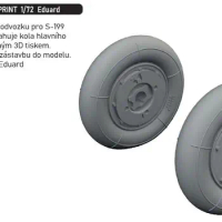 Eduard EDU672285 1/72 S-199 resin wheels PRINT For Eduard 2141/70151/70153