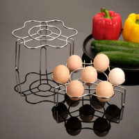 Creative High-Footed Stainless Steel Steamer Dumpling Egg Steaming Rack Grid Rice Cooker Shelf Stand Kitchen Cookware Accessorie
