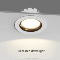Led Downlight Recessed Ceiling Lamp Thin Round Spot Light White Spotlight 7W 12W 20W For Living Room Bedroom Kitchen 110V 220V