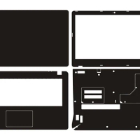 Carbon fiber Laptop Sticker Skin Decal Cover Protector for Acer ES1-433 14"