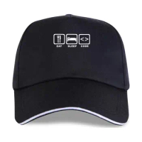 new cap hat 2021 Summer Style Eat Sleep Code Programming JAVA HTML Comedy Funny Programmers Men Baseball Cap Top