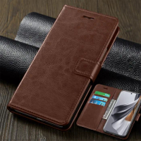 Appo Reno10Pro Plus Leather Magnetic Flip Case For Oppo Reno10 Pro Reno 10 Pro+ 10Pro 5G Cover Wallet Card Slot Book Stand Coque