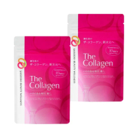 【SHISEIDO 資生堂】頂級The Collagen膠原蛋白錠10種成分X2(126粒/包)