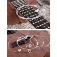 For Soprano And Concert And Tenor Ukulele Guitar Strings Carbon Strings Indoor Outdoor Hard Tension Trings Ukulele