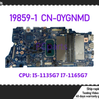 PCparts CN-0YGNMD For DELL Inspiron 7506 Laptop Motherboard 19859-1 I5-1135G7 I7-1165G7 CPU DDR4 Mainboard MB Tested