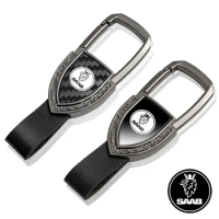 car keychain llavero shield key chain car accessories for saab 9-2X 9-3 9-5 9-7x 9-7 9-4x