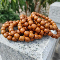Zi Jin Shu Polished Barrel Beads Lucky Rat Original Seed Little Mouse Bodhi Seed Beads Bracelet Men's and Women's Rosary Bracele