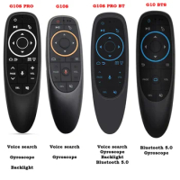 G10S G10SPRO G10BTS G10SPROBT Air Mouse Voice Remote Control 2.4G Wireless Gyroscope IR Learning for Android TV Box PC