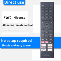 ZF applies to Remote Control for Hisense 4K Ultra HD TV ERF3I80H ERF3G80H ERF3J80H ERF3A80 ERF3H80H ERF3B80H IR No voice