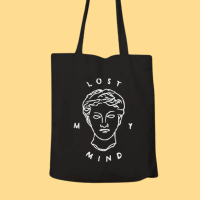 SERBA SEPULUH - Tote Bag Tas Jinjing Wanita/Pria Bahan Kanvas Ukuran Besar 35x40 Muat Laptop 13 Inch
