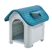 Plastic Pet Kennel Outdoor Rainproof Dog Cage Winter Windproof Medium Dog House Indoor Puppy Villa Cat House