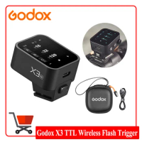 Godox X3 TTL Wireless Flash Trigger HSS Transmitter with OLED Touch Screen for Canon Nikon Sony Fujifilm