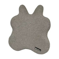 Michelin米其林汽車腰靠護腰靠墊車用靠枕座椅靠背腰部支撐記憶棉-淺灰色 均碼