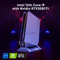 2024 Mini Gaming PC 12th Gen Intel i9 12900H 12700H Nvidia RTX 3050 8G PCIE4.0 2xDDR4 Windows 11 Desktop Computer 3x4K WiFi6