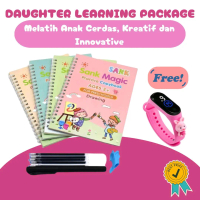 [ISI 4 BUKU + PULPEN+ REFILL + FREE JAM TANGAN ANAK PEREMPUAN] Buku Ajaib Bisa Hapus Sendiri, Sank M