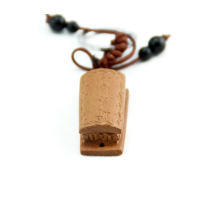 天然桃木鑰匙扣實木手工精雕棺材木質鑰匙手機小掛件飾品