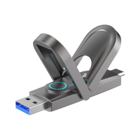 朗科 US9 USB 3.2 Gen2 + USB-C 兩用鋅合金手指 1TB USB 3.2 GEN2 +TYPE C OTC 雙頭儲手指 NT03US9C-001T-32TA 