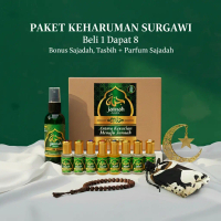 BELI 1 DAPAT 8 Paket Parfum Ibadah Non Alkohol Kasturi Ameer Oud Kiswah Raudhah Wangi Tahan Lama
