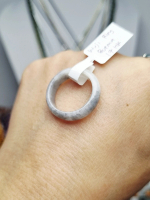 Cincin Giok Burma Jadeite, Bangle Ring, natural no treatment. Cincin Giok dari Burma batu asli alami