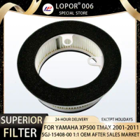 Lopor Right Hand Side V-Belt Air Filter Motorcycle For Yamaha XP500 TMAX 5GJ,5VU,15B 2001-2011 XP T MAX 500 5GJ-15408-00