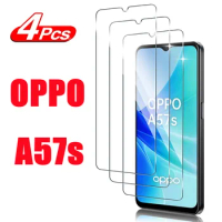 2/4Pcs Tempered Glass For OPPO A75s Screen Protector Glass Film