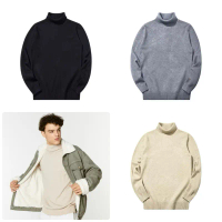 [umore.edition]  Basic boom turtle neck สเวตเตอร์คอเต่า ผ้าอุ่น ยืดหยุ่นได้ดี แมชง่าย แนะนำสุดๆครับ