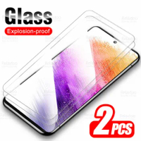 2Pcs Full Cover Tempered Glass For Samsung Galaxy A73 5G A 73 73A 2022 A736B 6.7" Screen Protector Safety Guard Protective Film