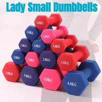 Hexagonal dumbbell 1/1.5/2/2.5/3/4/5 kg Upper Arm ลดน้ําหนักฟิตเนสดัมเบลหญิงดัมเบลยกน้ําหนักดัมเบล