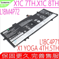 Lenovo  X1 CARBON 7TH 8TH 聯想電池適 YOGA 4TH GEN4 5TH GEN5 X1C GEN7 GEN8 L18C4P71 L18M4P72 TP00100A 20QD