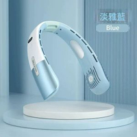 小米粒 冰磁製冷掛脖風扇 頂配款 六核製冷系統 360°全身環繞送風 體感直降16℃ 五檔風力 LED數顯 4000mAh大電量 18H超長續航 防絞發設計 靜音戶外辦公神器 淡雅藍/淡雅灰