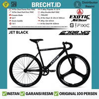 Sepeda Balap Fixie EXOTIC ET 2708 VR ET-2708 VR EXOTIC 2708 VR 700C Velg Trispoke 3 Palang Rem Torpe