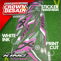 Striping Transparan MX king 150 Variasi Exciter - Decal Striping UV MX KING 150 Exciter Custom - SMX