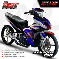 Decal MX KING OLD full body stiker MX KING OLD full Body Motif STARLINE RACING Keren Anti Pudar deca
