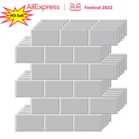 Vividtiles 3D Vinyl Wallpaper Peel and Stick 2mm Wall Tiles Strong Adehesive Wall Stickers Stick on Kitchen Backsplash