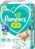 PAMPERS 日本幫寶適全新巧虎紙尿布NB76(箱/4包)