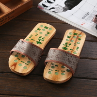 日本式傳統男士款足底按摩和服木屐男寬板木拖鞋 木底夾腳 人字拖
