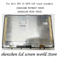 13.3" Original For Dell XPS 13 9370 LCD Touch Screen assembly display 1920*1080 FHD 3840*2160 UHD