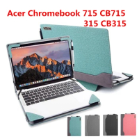 Laptop Case Cover for Acer Chromebook 715 CB715 / 315 CB315 15.6 inch PC Notebook Stand Shell Sleeve Protective Skin Bag