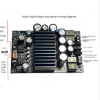 TPA3255 HIFI Digital Amplifier Board Class D Amplifier Board 300Wx2 (1 Set,Black)