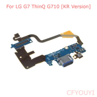 For LG G7 ThinQ G710 Charger Charging Port USB Dock Connector Flex Cable Repair Part EU KR NA Version