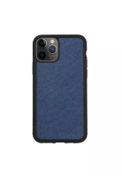 THEIMPRINT IPHONE 12 PRO MAX  SAFFIANO LEATHER PHONE CASE - NAVY