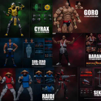 Storm Toys 1/12 Scale Mortal Kombat CYRAX Sub-Zero Noob Saibot GORO Sektor Raiden BARAKA Model two versions 6" Action Figure Toy