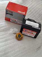 BATTERY ASSY YTZ4V / AKI YUASA YTZ4V MIO M3 / Z / S ORIGINAL YGP 14D-H2100-30