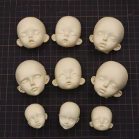 3D Girl Face Silicone Molds Baby Face Mask Fondant Cake Decorating Tools Soap Candy Polymer Clay Chocolate Gumpaste BJD Moulds